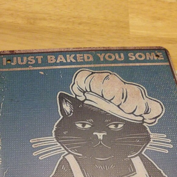 Sarcastic Humor Distressed look metal wall art - Picture 3 of 4